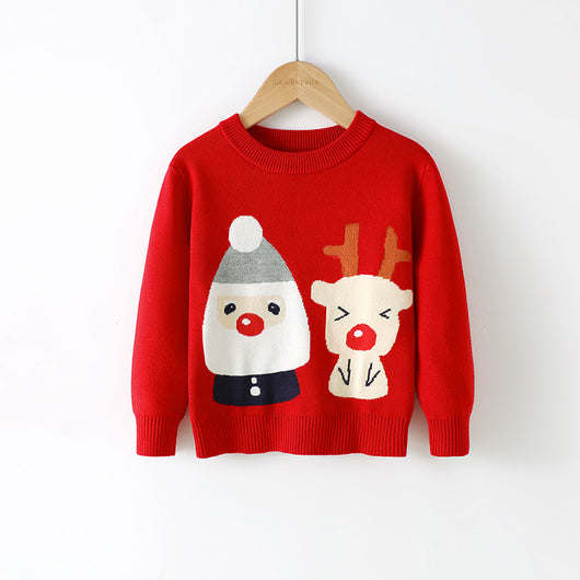 Suéter Navideño Muñeco de Nieve Rojo con Estampado Infantil - Image 18