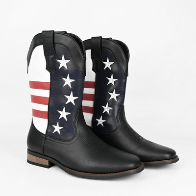 Bota Vaquera Occidental Estrella de Cinco Puntas para Hombre - Image 12