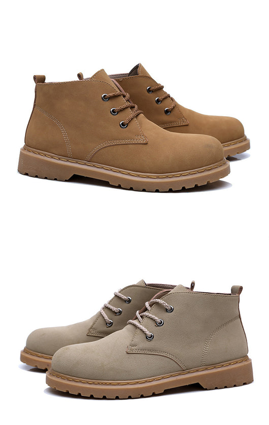 Botas Altas Retro con Cordones para Hombre - Estilo Outdoor - Image 6