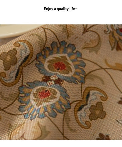 Camino de Mesa Vintage con Flecos Estilo Americano - Image 19
