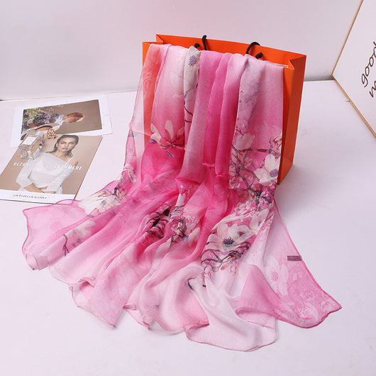 Pañuelo de Tul Qianli Jiangshan Tu para Mujer - Image 20