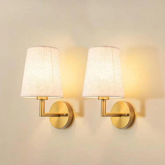 Lámpara de Mesita Minimalista Cobre Moderno para Dormitorio - Image 11