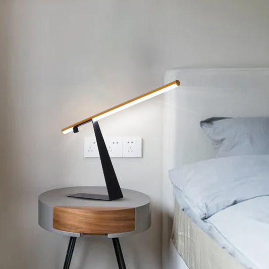 Lámpara de Escritorio Moderna con Brazo Extensible Estilo Geométrico