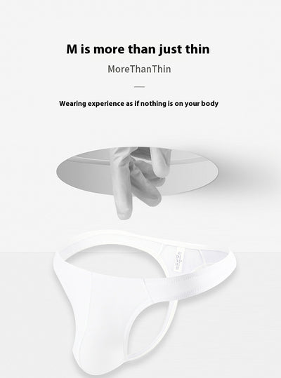 Bóxer Tipo Tanga Masculino Transpirable Ice Silk Cintura Baja Verano - Image 15