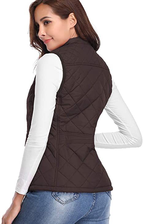 Chaleco de Algodón para Mujer con Cuello Parado y Bolsillos con Cierre - Image 41