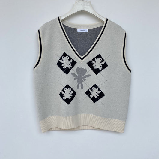Cardigan Holgado Estilo Universitario para Mujer - Image 27