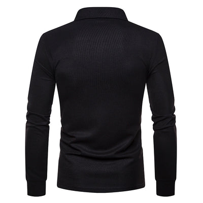 Camisa Casual de Manga Larga Slim Fit con Cuello de Color - Image 16