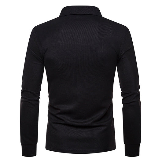 Camisa Casual de Manga Larga Slim Fit con Cuello de Color - Image 16