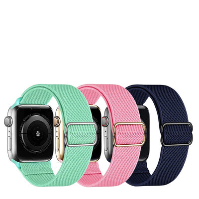 Correa de Reloj Tejida de Nylon Color Sólido - Image 12