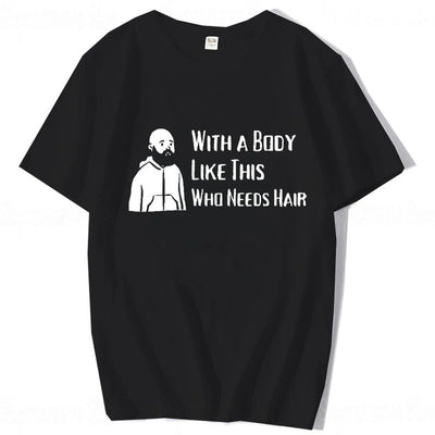 Camiseta Manga Corta Algodón Estampada Letras Inglesas Talla Grande Hombre - Image 10