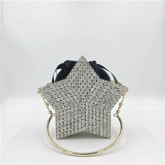 Clutch de Noche Estrella con Diamantes Brillantes - Image 3