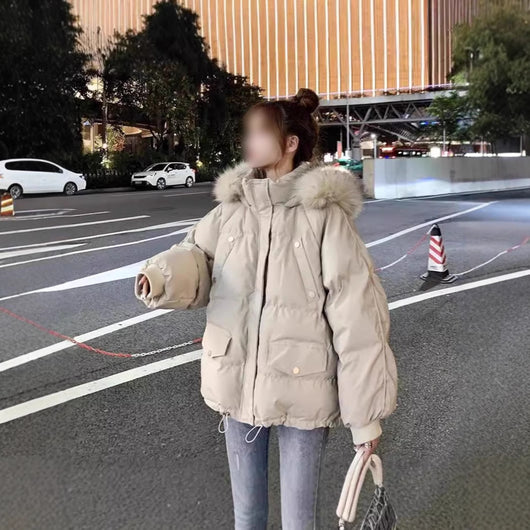 Abrigo Parka Holgado Reductor de Silueta para Mujer