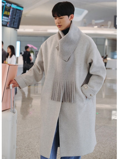 Abrigo de Lana Hombre Estilo Británico Clásico - Otoño e Invierno - Image 2
