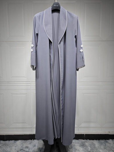 Cardigan Vestido Largo Mujer Elegante - Abrigo Tipo Trench para Otoño e Invierno - Image 7