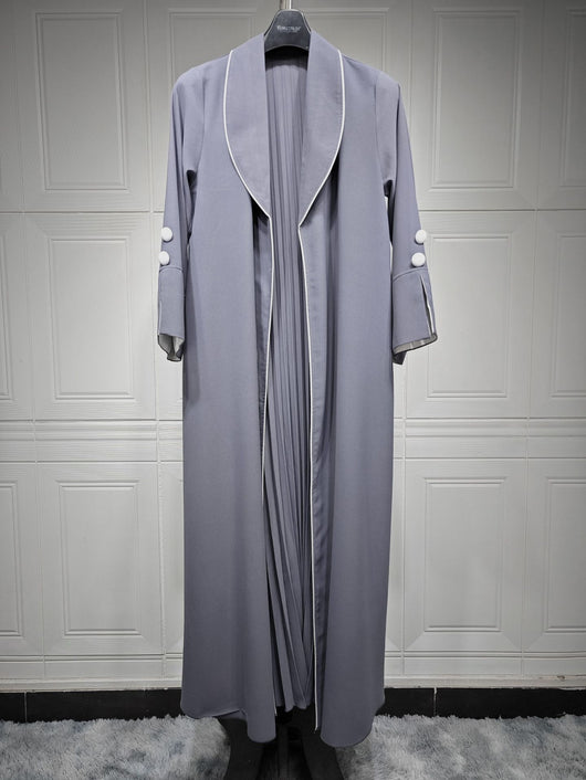 Cardigan Vestido Largo Mujer Elegante - Abrigo Tipo Trench para Otoño e Invierno - Image 7