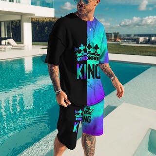 Conjunto Deportivo Hombre Camiseta Manga Corta Tecnología 3D - Image 9