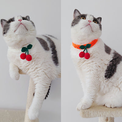 Collar de Lana Tejido a Mano para Gatos - Silencioso y Cómodo - Image 12