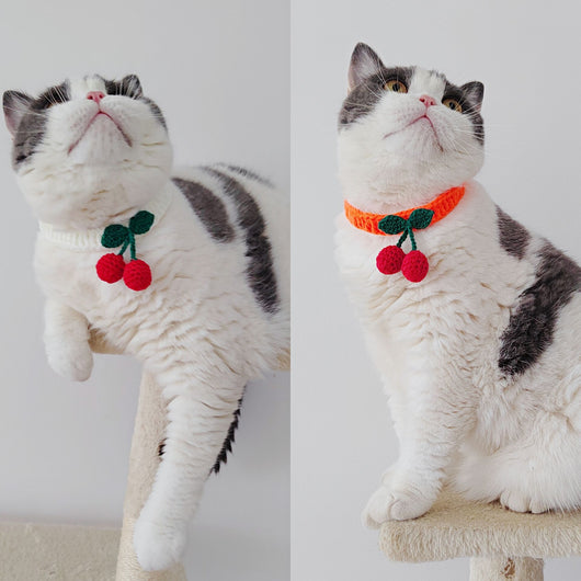 Collar de Lana Tejido a Mano para Gatos - Silencioso y Cómodo - Image 12