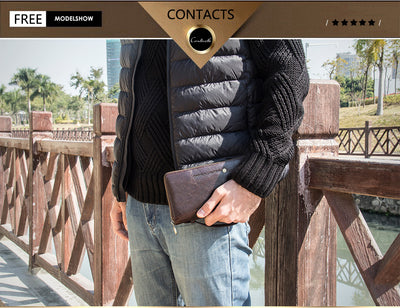 Billetera Multifuncional de Cuero Genuino para Hombre con Compartimentos Premium - Image 8