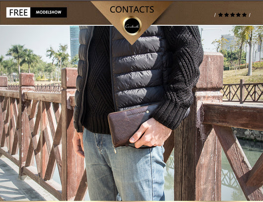 Billetera Multifuncional de Cuero Genuino para Hombre con Compartimentos Premium - Image 8