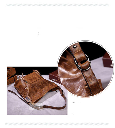 Bolsa Bandolera Asimétrica Estilo Bucket para Mujer - Image 13