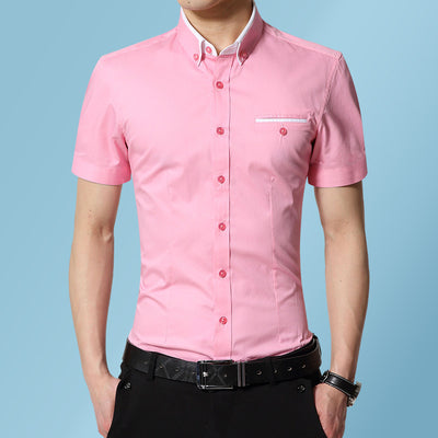 Camisa Clásica de Manga Corta para Hombre - Image 6