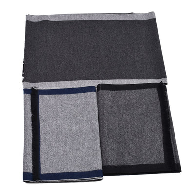 Bufanda de Cachemira para Hombre con Contraste de Colores - Image 18