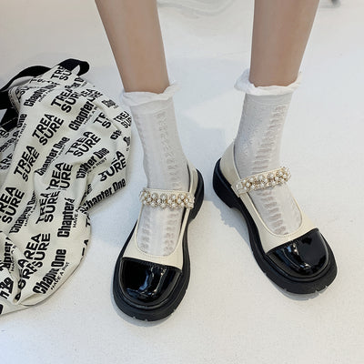 Zapatos Escolares de Cuero para Mujer - Estilo JK Japonés con Suela Gruesa - Image 5