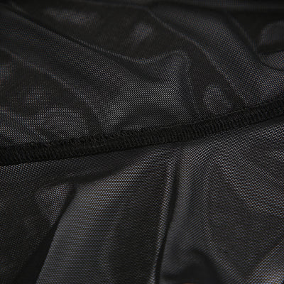 Top Maxi de Tul Negro con Volantes - Image 15