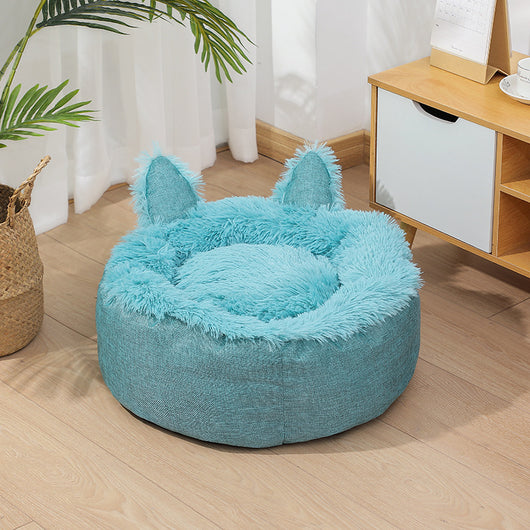 Cama Felpa Cómoda para Gatos y Perros - Casa Cama Plush Interior - Image 6