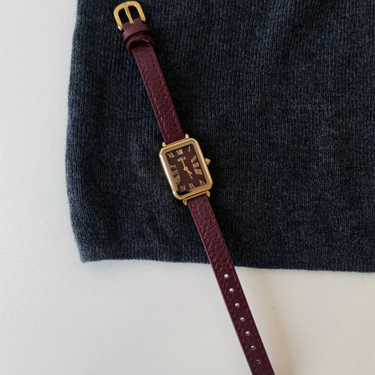 Reloj Vintage Rojo para Mujer - Diseño Clásico Año Nuevo - Image 6