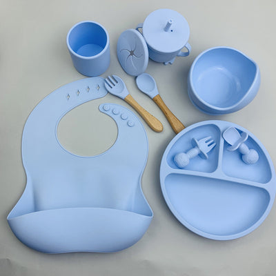 Set de Alimentación Complementaria con Ventosa y Tazón de Silicona - 9 Piezas - Image 4