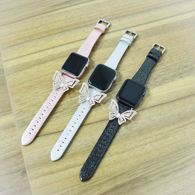 Apple Watch con Diseño de Mariposa y Diamantes Brillantes - Image 5
