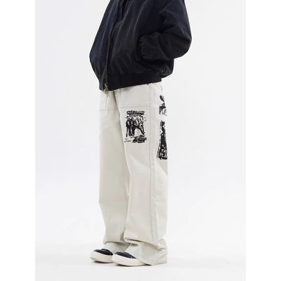 Jeans Hombre Estampado Hip Hop Primavera - Image 4