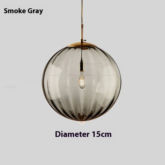 Lámpara de Techo Moderna con Bola de Cristal Ondulado - Image 11