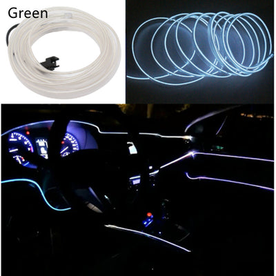 Tira LED Ambiental para Auto - Luz Fría Decorativa 1M a 5M - Image 12