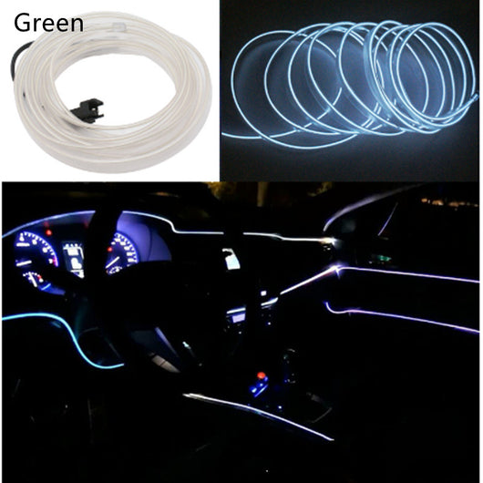 Tira LED Ambiental para Auto - Luz Fría Decorativa 1M a 5M - Image 12