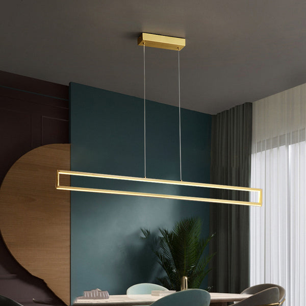 Lámpara de Arte en Cobre Puro: Diseño Minimalista de Lujo