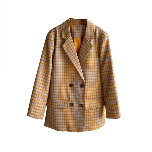 Traje a Cuadros Retro Primavera para Mujer