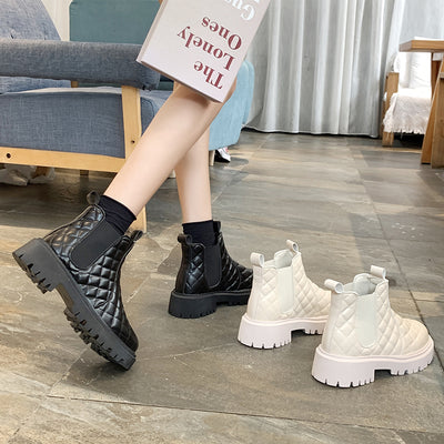 Botas Martin Mujer Estilo Británico Primavera Otoño - Image 8