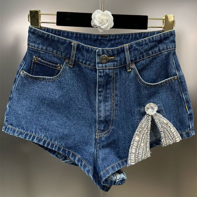 Shorts con Parches de Corazones en Contraste - Image 7