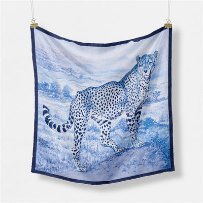Pañuelo de Seda Estampado Minimalista - Elegancia Versátil - Image 18
