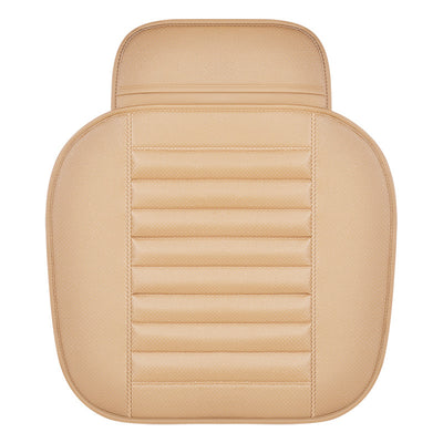 Funda de Asiento de Auto Premium en Cuero Completo con Respaldo Ergonómico - Image 5