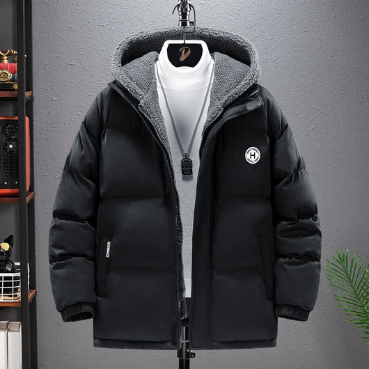 Abrigo Acolchado Bereber con Capucha - Chaqueta de Dos Piezas para Hombre