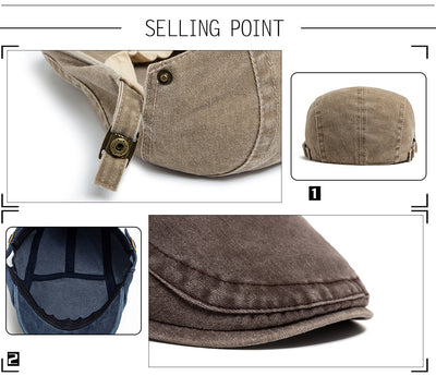 Gorra Vaquera Denim Lavado Retro - Estilo Casual y Versátil - Image 16