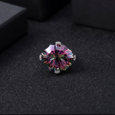 Anillo de Piedras Preciosas de Formas Especiales para Mujer - Joyería de Lujo Personalizada
