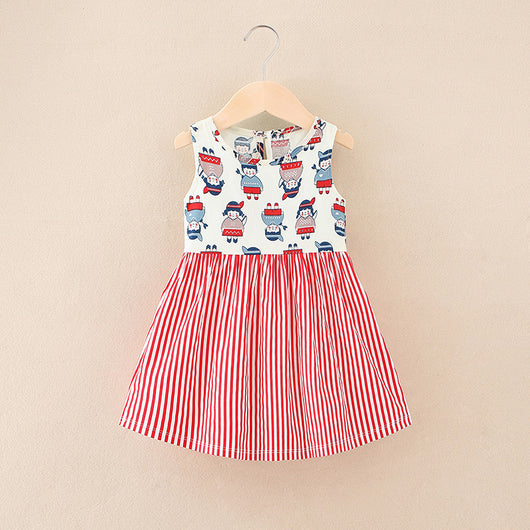 Vestido Falda Línea A para Niñas - Tallas Pequeña y Mediana - Image 9