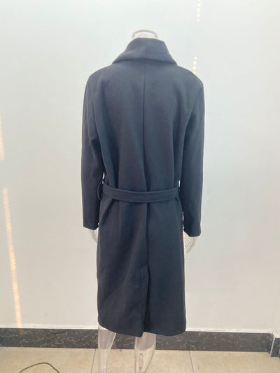 Chaqueta de Lana para Mujer con Cuello en V y Botones - Image 17