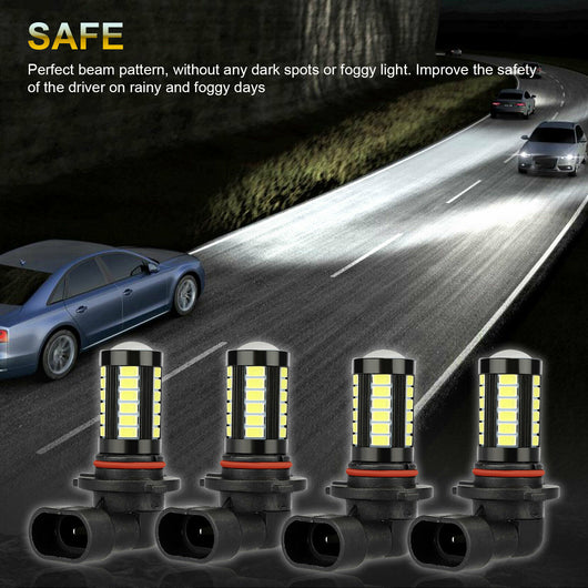 Kit de Faros LED Blanco 9005 9006 - Iluminación de Alto y Bajo Rendimiento