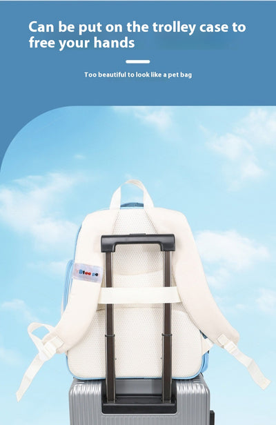 Mochila Transportadora Doble para Gatos - Portátil y Plegable - Image 10